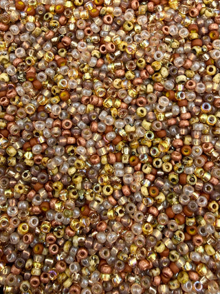 Size 11/0 Miyuki Round Mix- Golden Glow