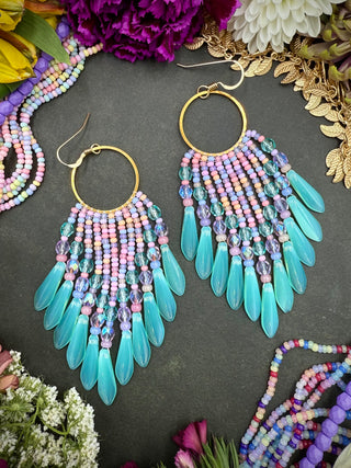 Earring: Rosy Dagger Dangles