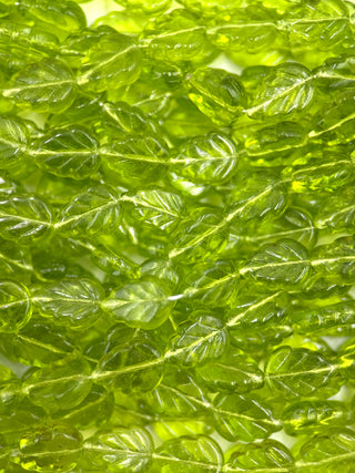 11x8mm Leaf- Olivine
