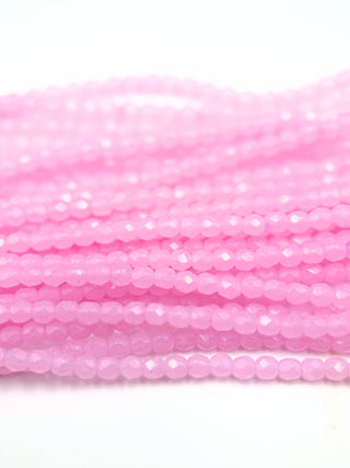 3mm Fire Polish- Bubblegum Pink