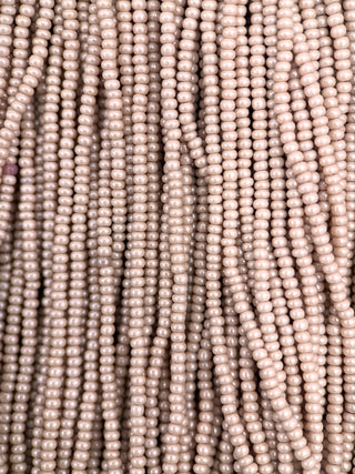 Size 11/0 Czech Glass- #1430 Sand Lamella