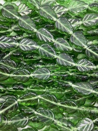 11x8mm Leaf- Green Tourmaline