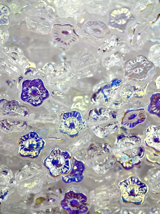 10mm Flower- Crystal AB