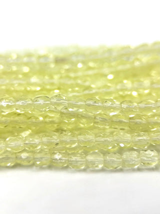3mm Fire Polish- Jonquil