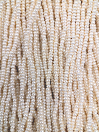 Size 11/0 Czech Glass- #150 Eggshell