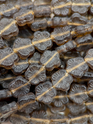 10mm Flower- Matte Dark Colorado Topaz