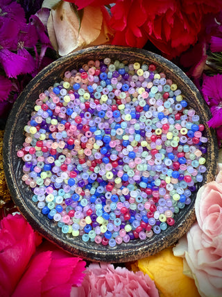 50 Grams- Size 8/0 Czech Glass Mix- Kaleidoscope