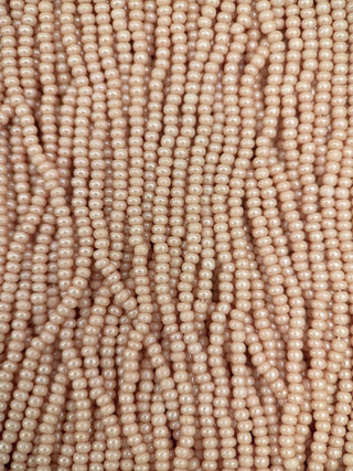 Size 11/0 Czech Glass- #1342 Tan Luster