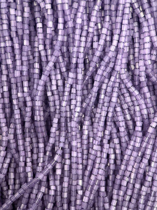 Size 11/0 2-Cut Czech Glass- #721 Lavender Satin