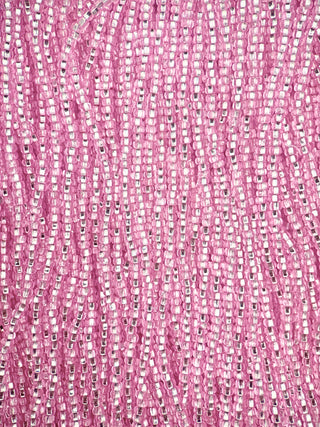 Size 11/0 Czech Glass- #35 Vivid Light Rose Silver Lined