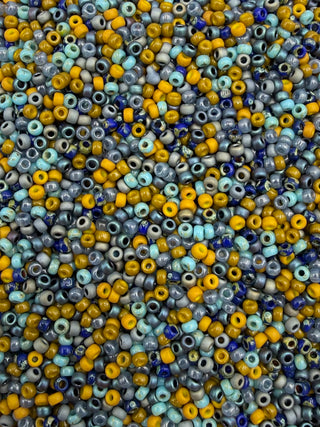 Size 11/0 Miyuki Round Mix- Cobalt Olive