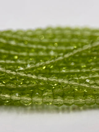3mm Fire Polish- Dark Olivine