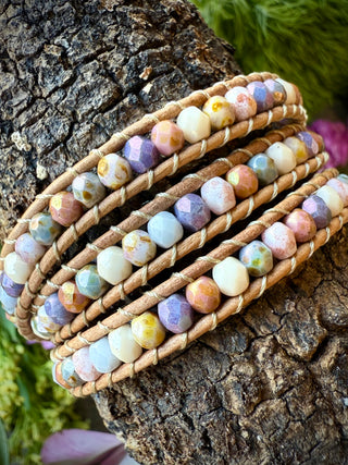 DIY KIT: Triple Wrap Bracelet - Luster Mix
