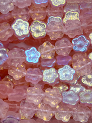 10mm Flower- Rose AB