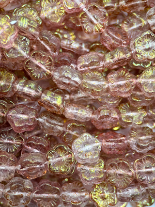 10mm Flower- Rose Glow