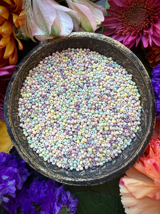 50 Grams- Size 11/0 Czech Glass Mix- Soft Neutrals