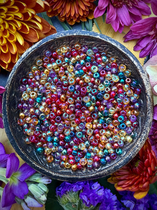 50 Grams- Size 6/0 Czech Glass Mix- Bejeweled