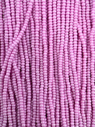 Size 11/0 Czech Glass- #1418 Lilac Luster Tint