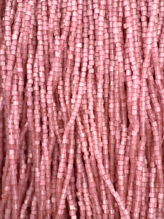 Size 11/0 2-Cut Czech Glass- #732 Old Rose Satin