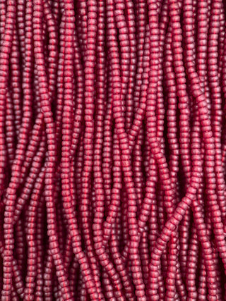 Size 11/0 Czech Glass- #74m Garnet Matte