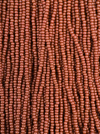 Size 11/0 Czech Glass- #164 Brown